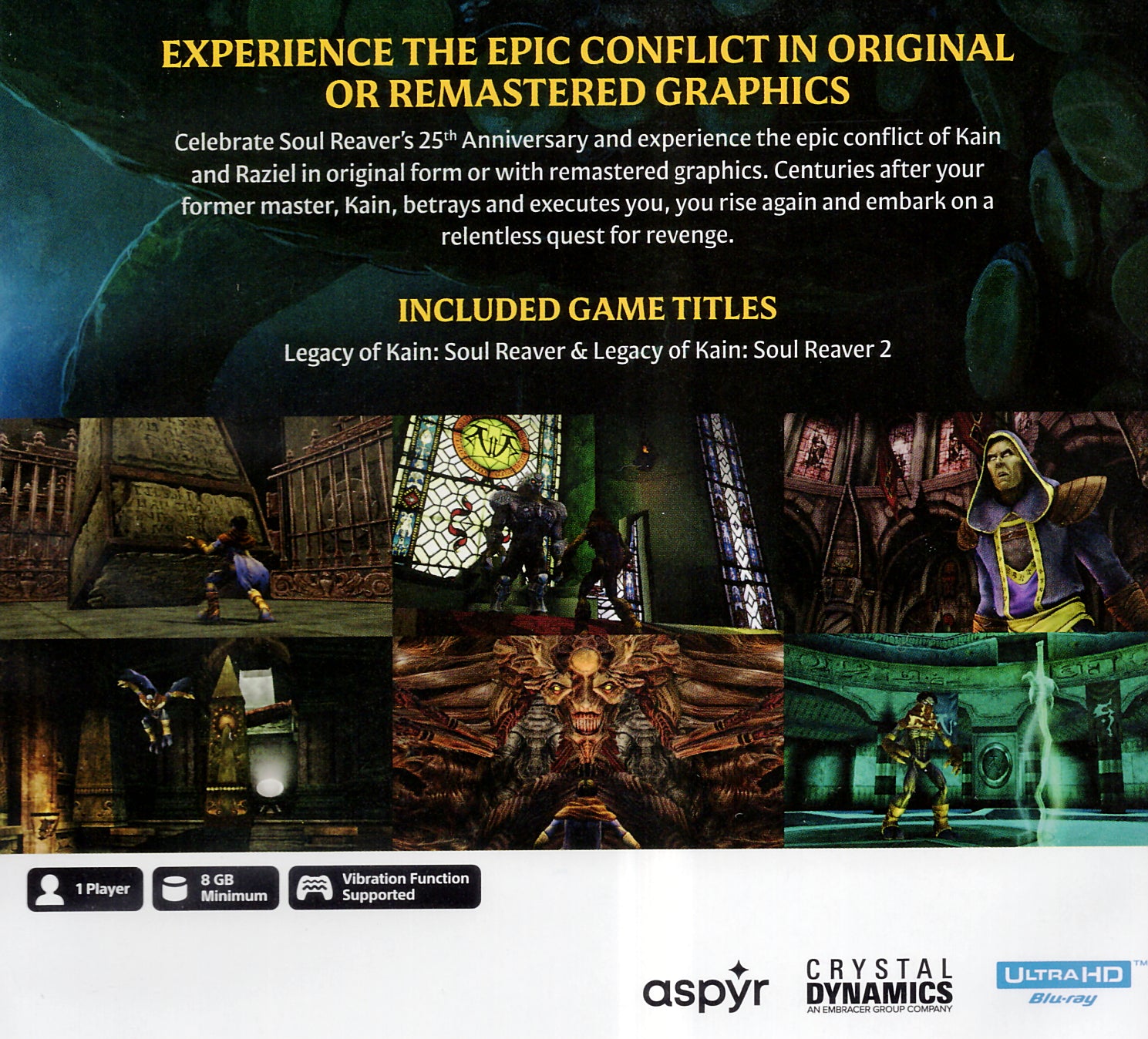 Legacy of Kain Soul Reaver 1 & 2 Remastered PS5