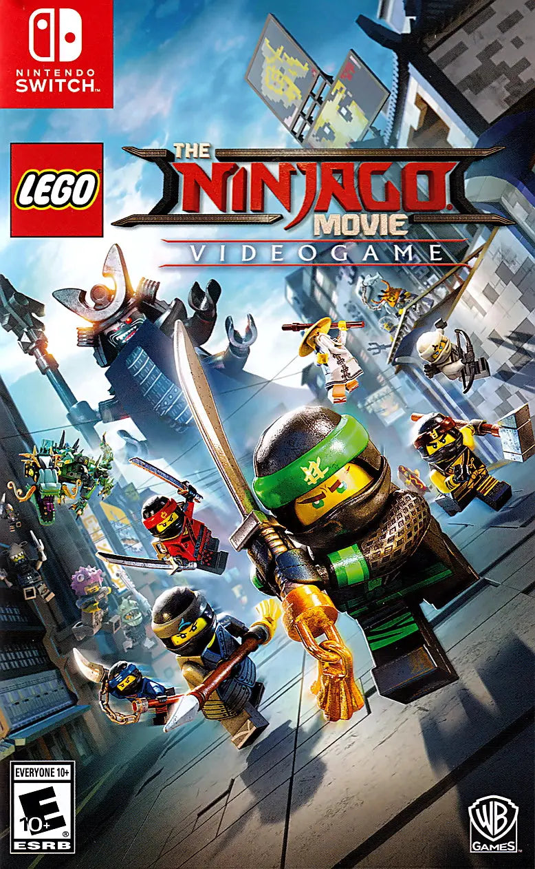 Lego Ninjago Movie Videogame Switch Game Pack Cover Art US Release