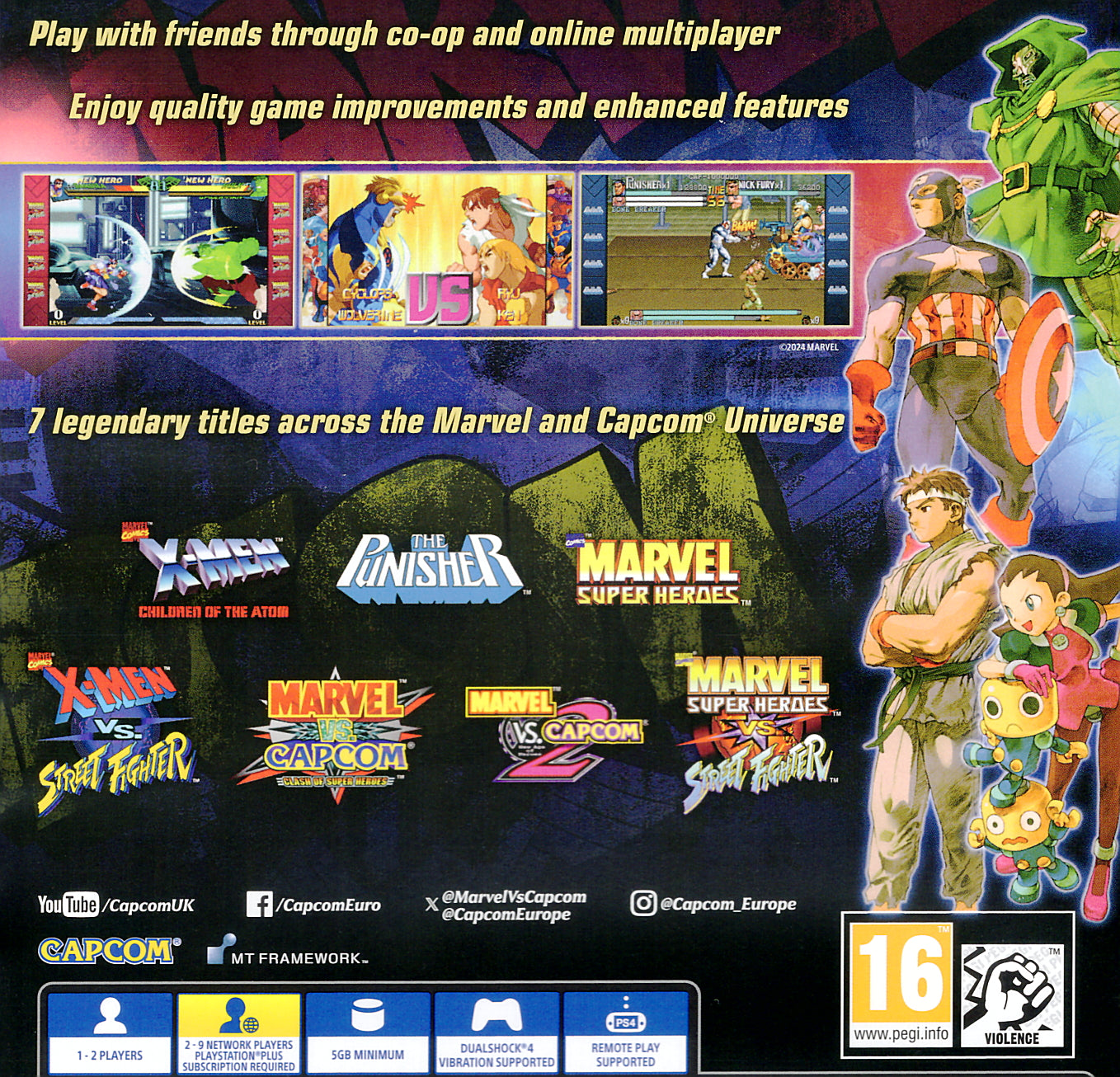 Marvel vs Capcom Fighting Collection Arcade Classics PS4