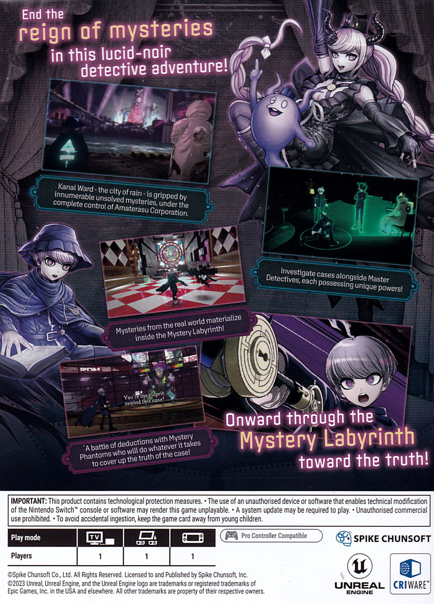 Master Detective Archives Rain Code Switch