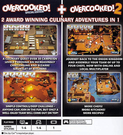 Overcooked! Special Edition + Overcooked! 2 Switch