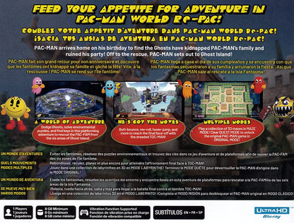 Pac Man World Re-Pac PS5 Back Cover Art