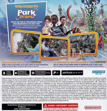 Park Beyond PS5 Back Cover Art