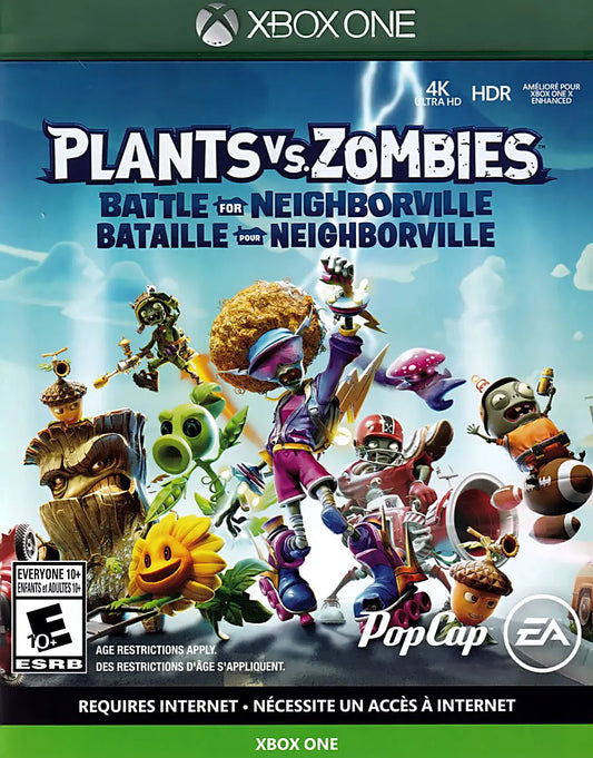 Plants vs. Zombies Battle for Neighborville Xbox One Cover Art