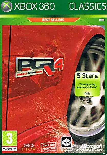 Project Gotham Racing 4 Cover Artwork