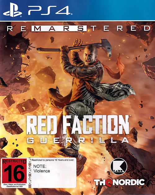 Red Faction Guerrilla Remarstered PS4 Cover Art