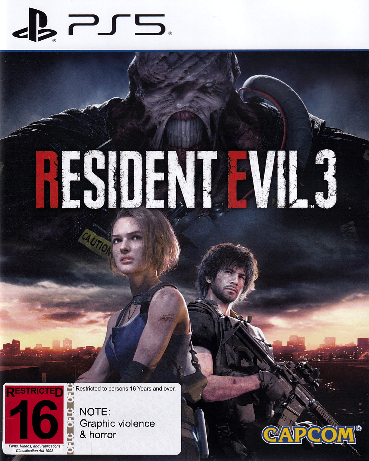 Resident Evil 3 PS5 Cover Art