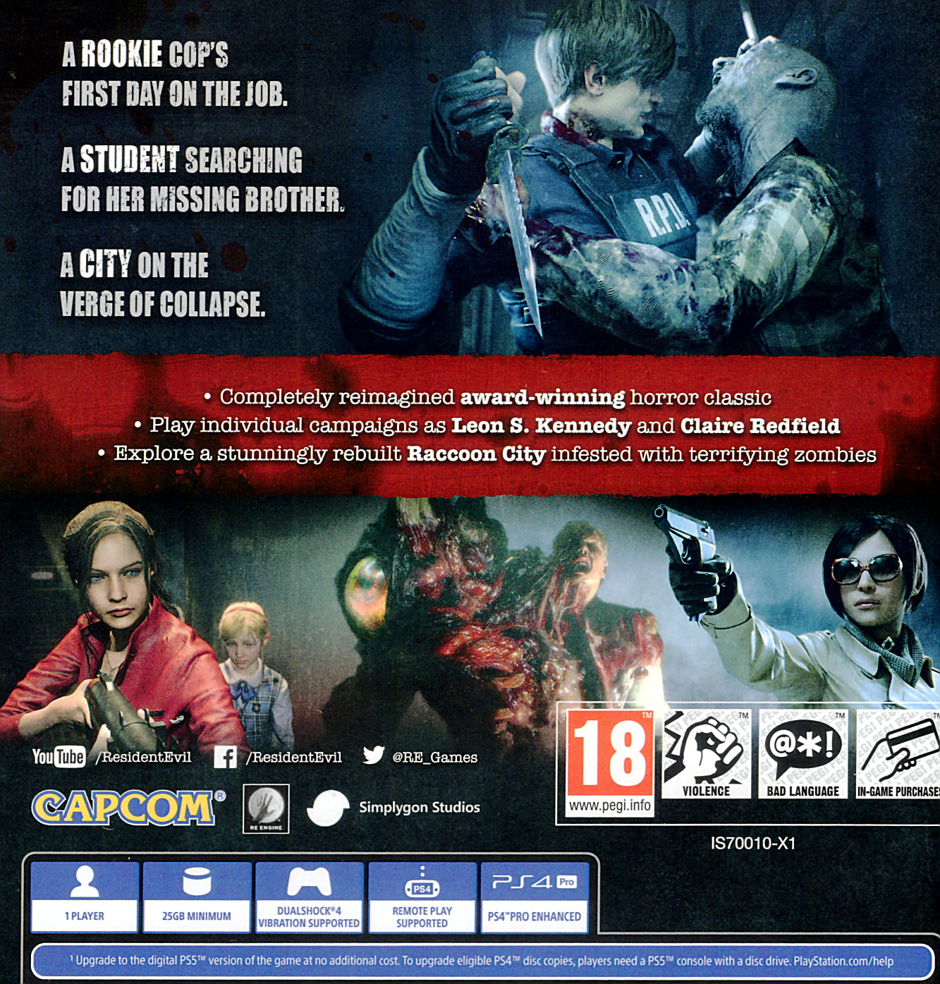 Resident Evil 2 PS4