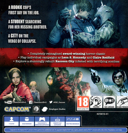 Resident Evil 2 PS4