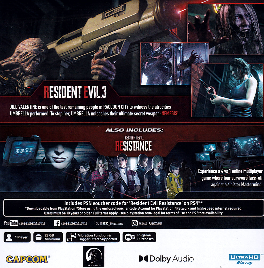 Resident Evil 3 PS5