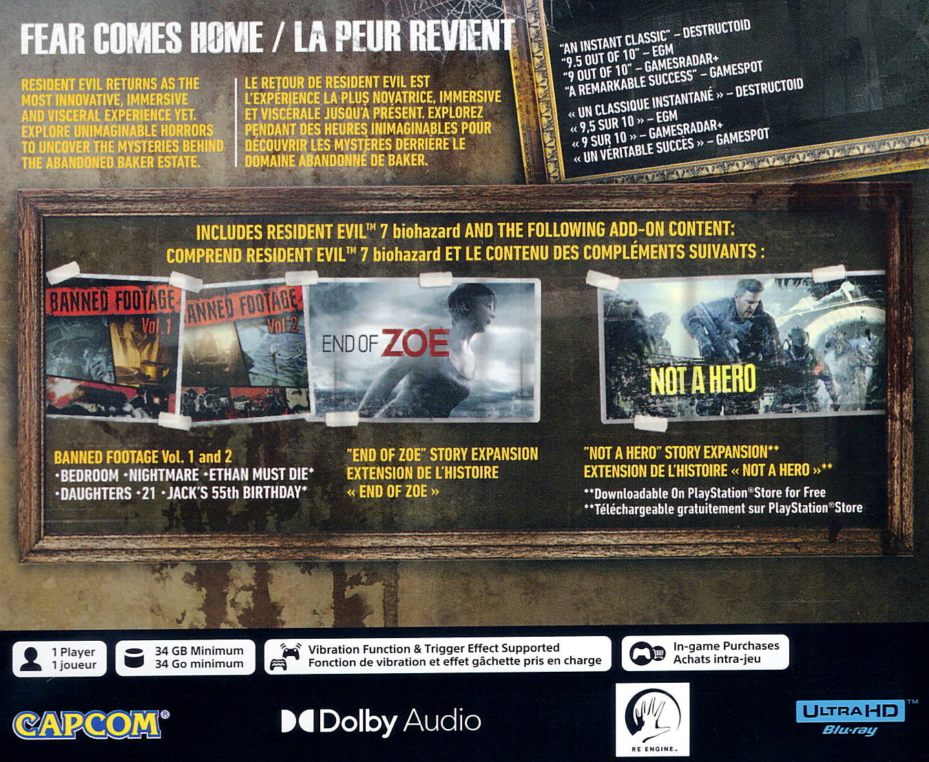 Resident Evil 7 Biohazard Gold Edition PS5