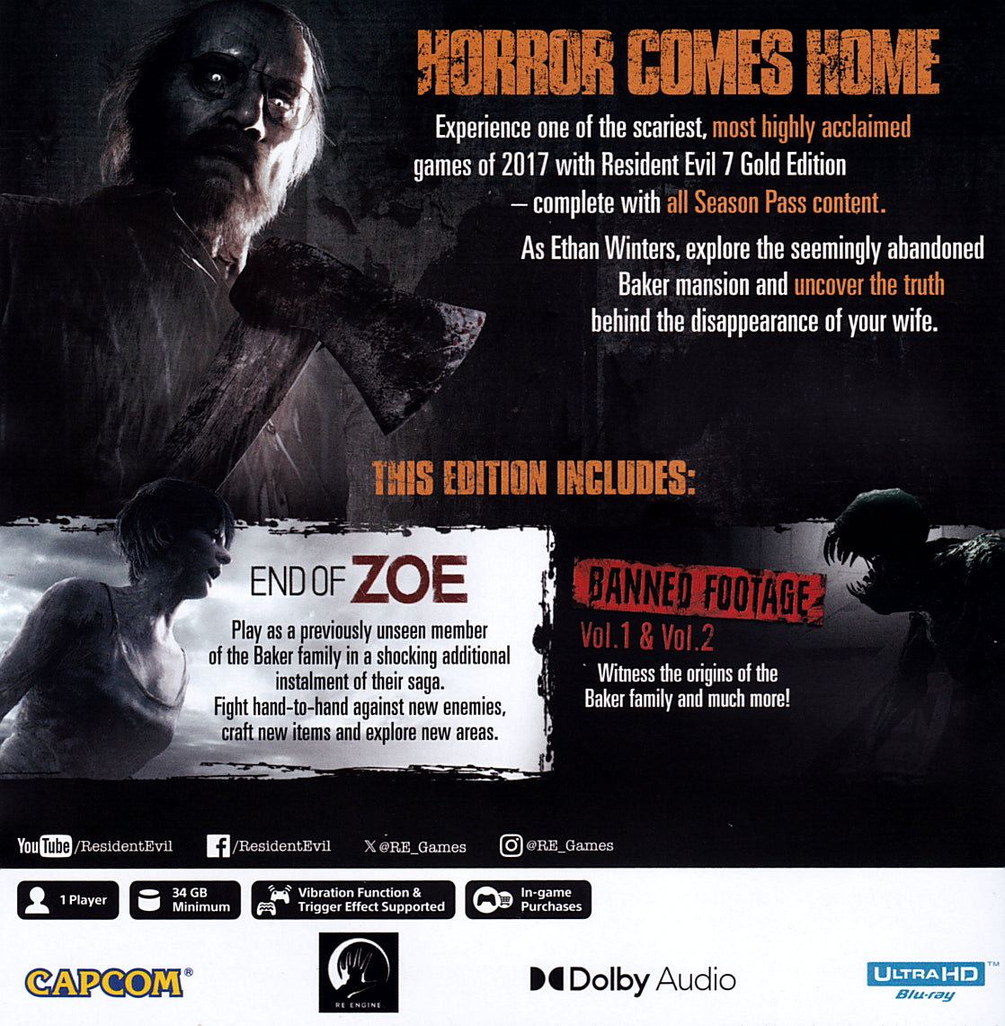 Resident Evil 7 Biohazard Gold Edition PS5