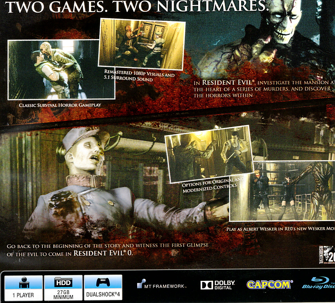 Resident Evil Origins Collection PS4