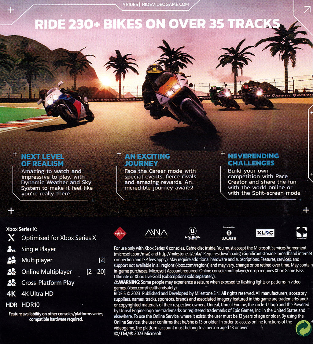 Ride 5 Xbox Series X
