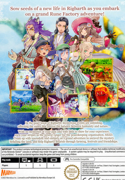 Rune Factory 5 Switch