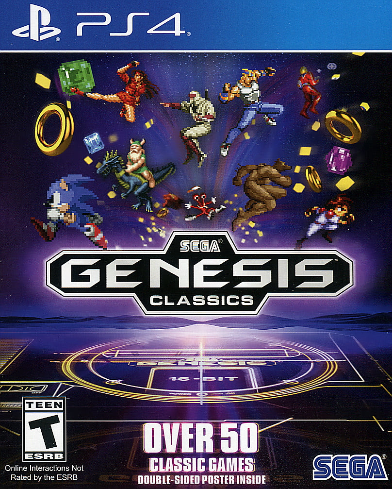 Sega Genesis Classics PS4 Cover Art