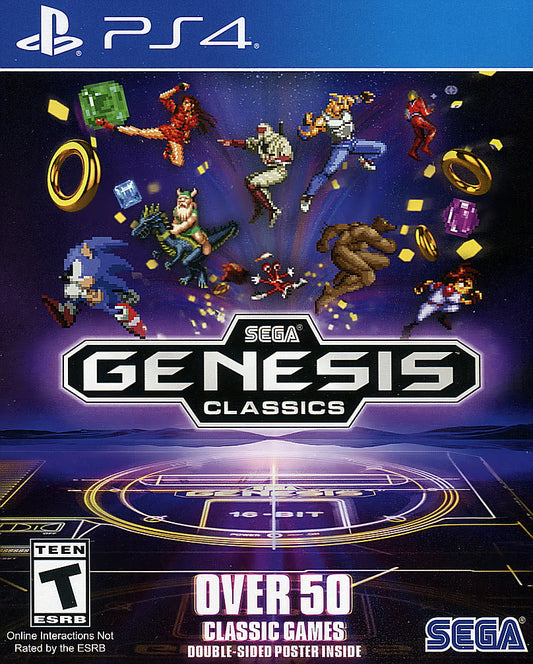 Sega Genesis Classics PS4 Cover Art
