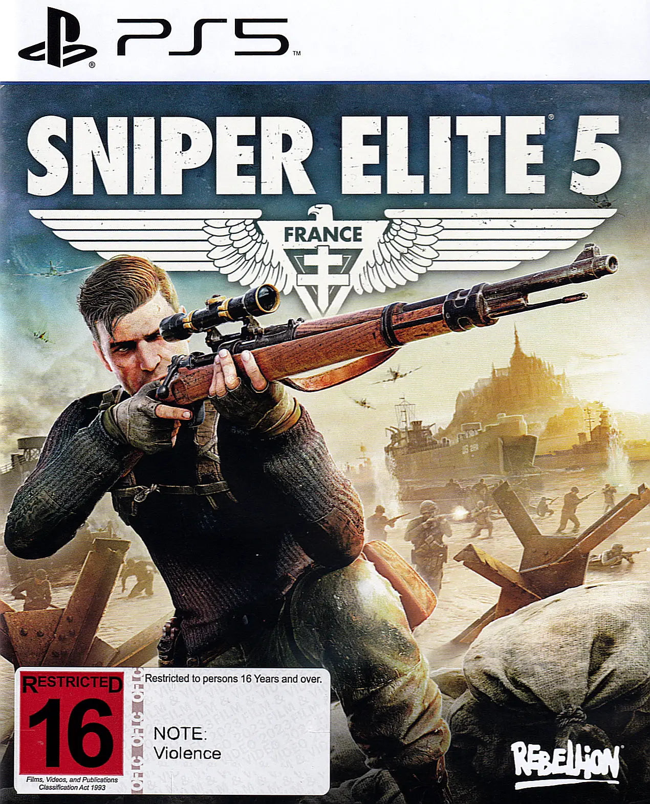 Sniper Elite 5 PS5 Cover Art