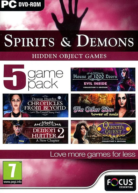 Spirits & Demons 5 Game Pack Front Cover Art