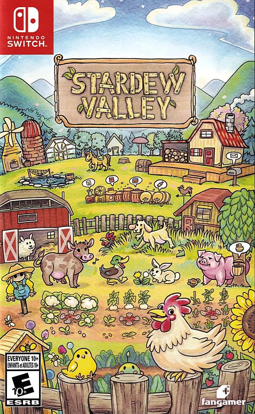 Stardew Valley Switch Cover Art
