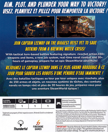 Steamworld Heist II Switch