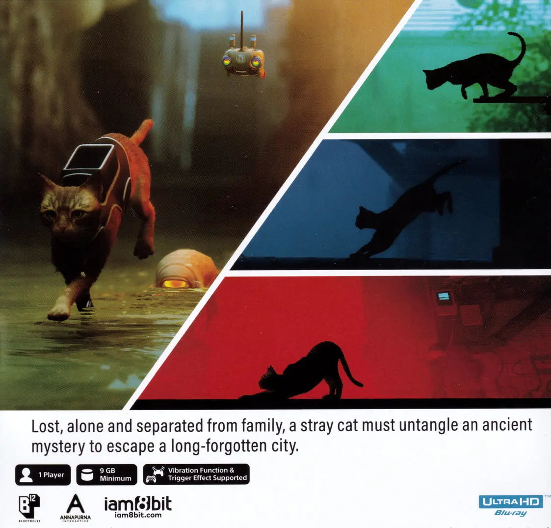 Stray PS5 Back Cover Art