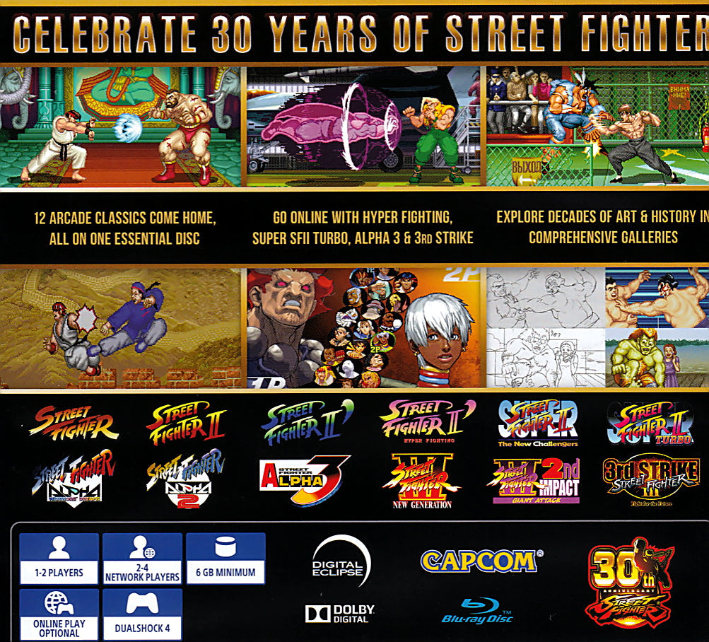 Street Fighter 30th Anniversary Collection PS4