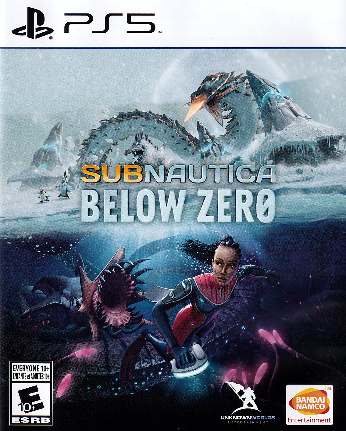  Subnautica Below Zero PS5 Cover Art
