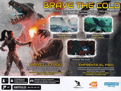  Subnautica Below Zero PS5 Back Cover Art
