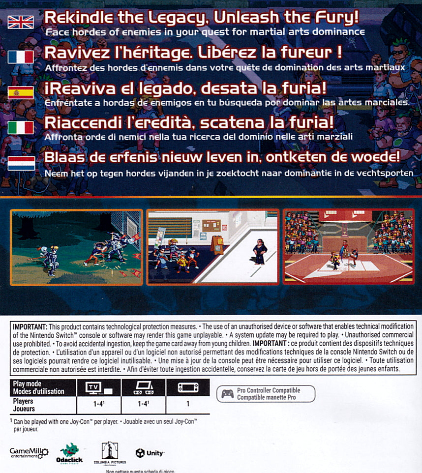 The Karate Kid Street Rumble Switch