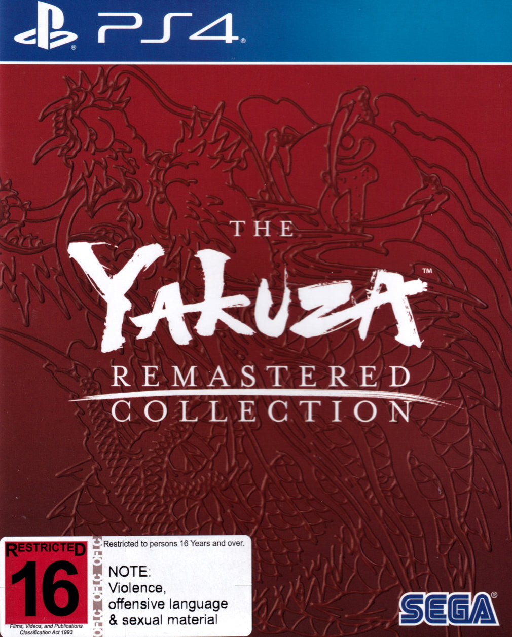 The Yakuza Remastered Collection PS4