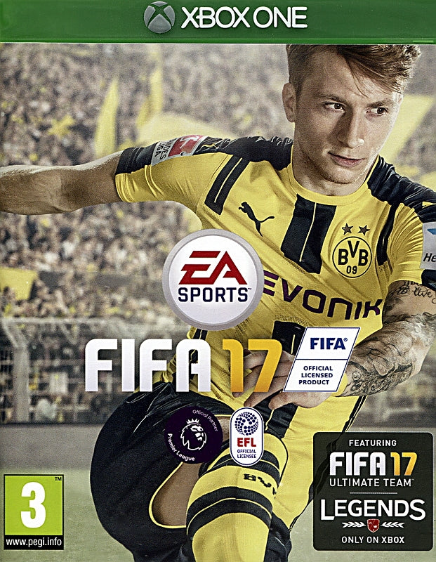 Fifa 17 Xbox One Cover Art